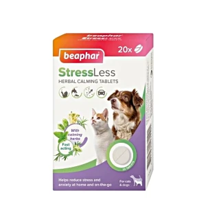Beaphar StressLess Herbal Calming Tabletts cat and dog 20db